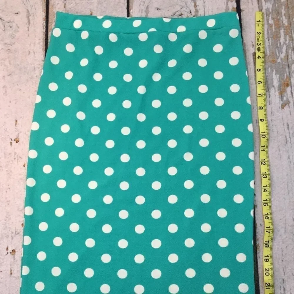 NEW Mint polka-dot pencil skirt - Picture 3 of 8